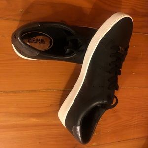 Michael Kors leather casual tennis shoes